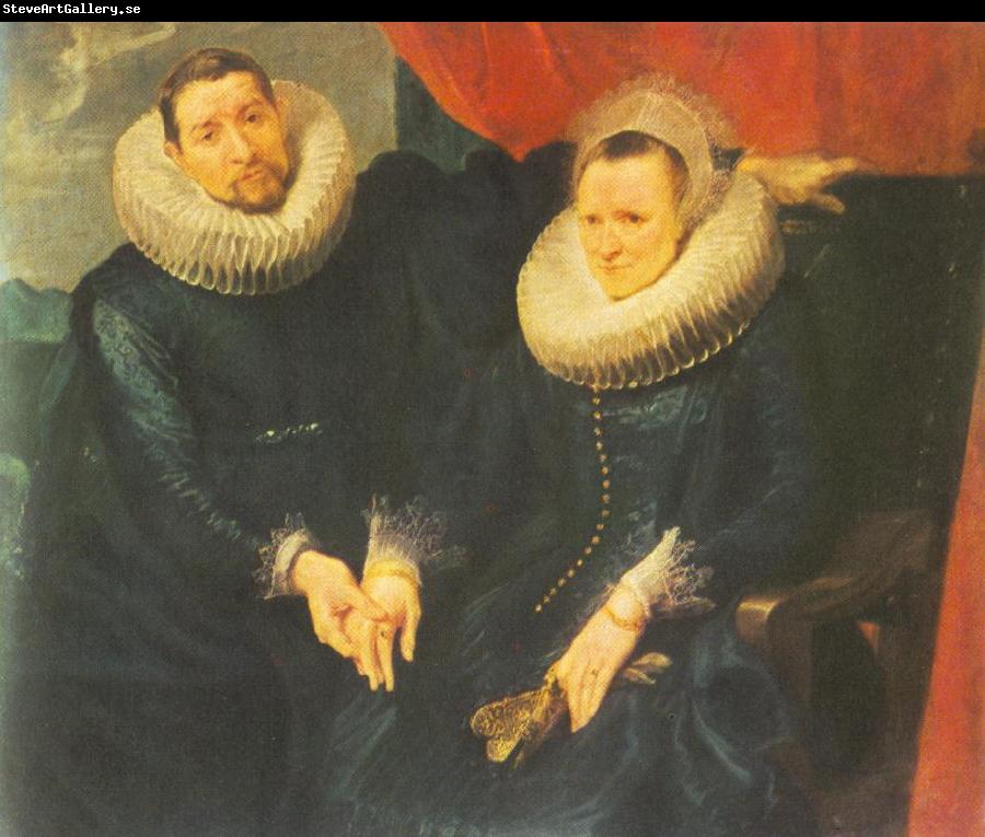 DYCK, Sir Anthony Van Portrait of a Married Couple dfh